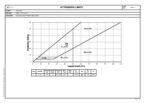 Plasticity Results example report